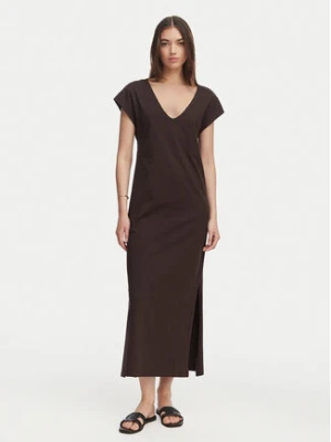 ONLY Sukienka codzienna Onlmara 15357675 Brązowy ciemny Regular Fit