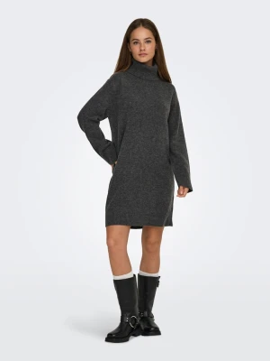 ONLY Sukienka dzianinowa w kolorze antracytowym rozmiar: L