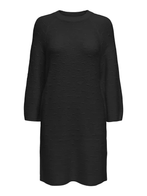 ONLY Sukienka dzianinowa w kolorze czarnym rozmiar: M