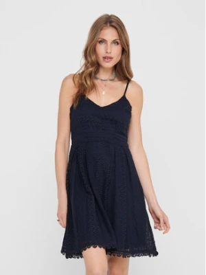 ONLY Sukienka koktajlowa 15204799 Granatowy Regular Fit