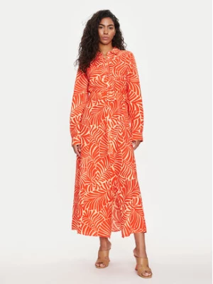 ONLY Sukienka koszulowa Callie 15318799 Pomarańczowy Regular Fit