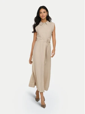 ONLY Sukienka koszulowa Goa 15363697 Beżowy Regular Fit