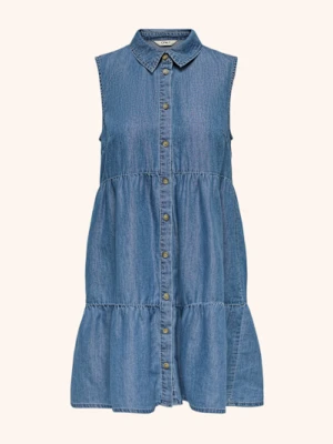 Only Sukienka Koszulowa W Stylu Jeansowym blau