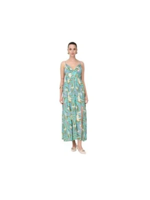 ONLY Sukienka letnia Ayo 15349299 Zielony Regular Fit