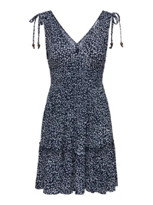ONLY Sukienka letnia Fernanda 15373070 Granatowy Regular Fit