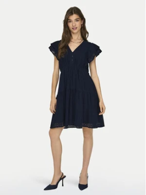 ONLY Sukienka letnia Helena 15303058 Granatowy Regular Fit