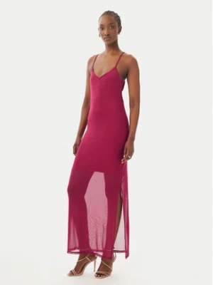 ONLY Sukienka letnia Magda 15372730 Czerwony ciemny Bodycon Fit