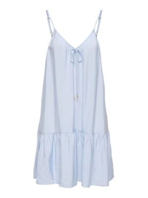 ONLY Sukienka letnia Misara 15373962 Niebieski jasny Regular Fit