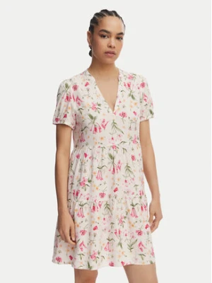 ONLY Sukienka letnia Nova 15222215 Beżowy Regular Fit