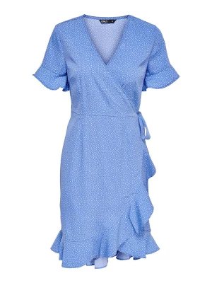 ONLY Sukienka "Olivia" w kolorze błękitno-białym rozmiar: 34