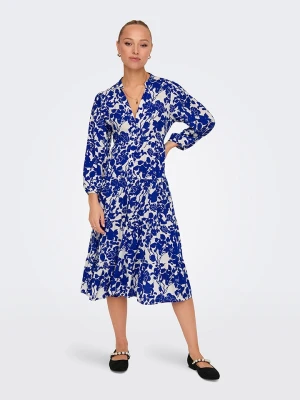 ONLY Sukienka w kolorze biało-niebieskim rozmiar: S