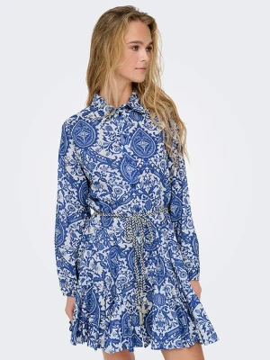 ONLY Sukienka w kolorze niebiesko-białym rozmiar: S