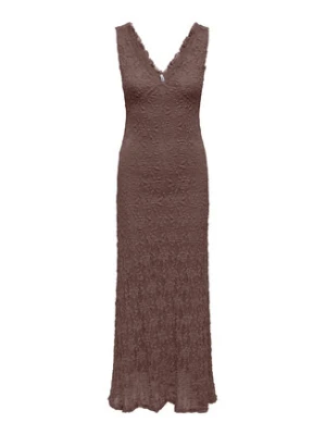 ONLY Sukienka wieczorowa Albina 15372795 Brązowy Regular Fit