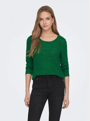 ONLY Sweter 15113356 Zielony Regular Fit