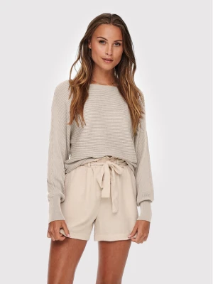 ONLY Sweter Adaline 15226298 Beżowy Relaxed Fit