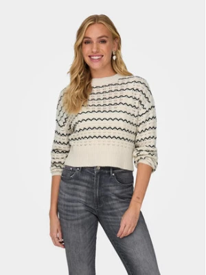 ONLY Sweter Asa 15310527 Beżowy Regular Fit