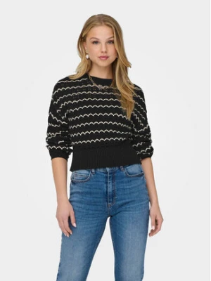 ONLY Sweter Asa 15310527 Czarny Regular Fit