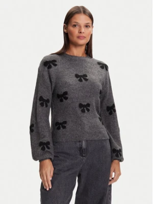 ONLY Sweter Bora 15360712 Szary Regular Fit