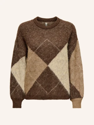 Only Sweter braun brązowy