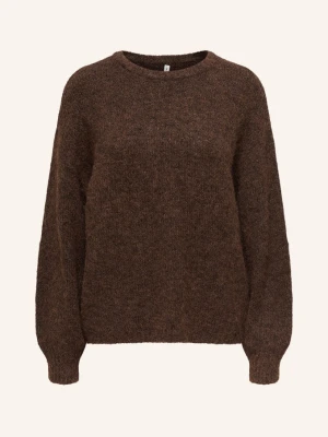 Only Sweter braun CIEMNOBRĄZOWY