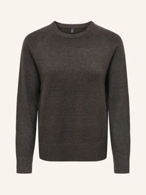 Only Sweter braun CIEMNOBRĄZOWY