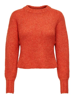 ONLY Sweter "Chunky" w kolorze rdzawoczerwonym rozmiar: L
