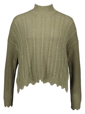 ONLY Sweter "Esma" w kolorze khaki rozmiar: S