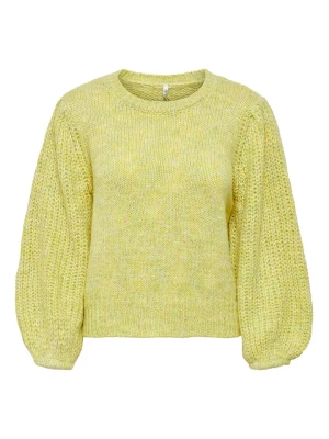 ONLY Sweter "Henni" w kolorze żółtym rozmiar: XL