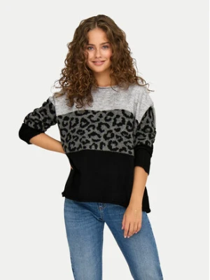ONLY Sweter Jade 15294969 Szary Regular Fit