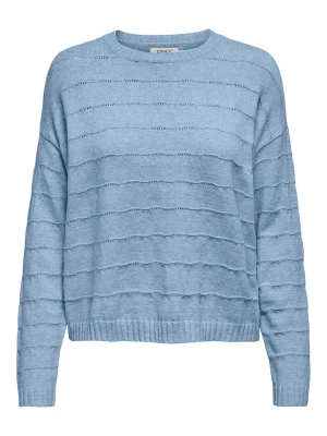 ONLY Sweter "Katia" w kolorze błękitnym rozmiar: L