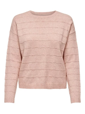 ONLY Sweter "Katia" w kolorze jasnoróżowym rozmiar: L