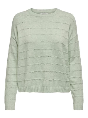 ONLY Sweter "Katia" w kolorze zielonym rozmiar: L