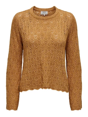 ONLY Sweter "Lalvi" w kolorze jasnobrązowym rozmiar: XS