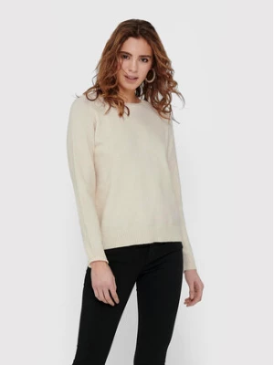 ONLY Sweter Lesly 15170427 Beżowy Loose Fit