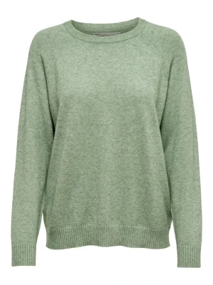 ONLY Sweter "Lesly" w kolorze zielonym rozmiar: S