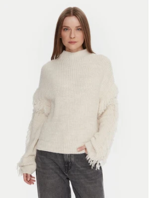 ONLY Sweter Molly 15363467 Beżowy Regular Fit