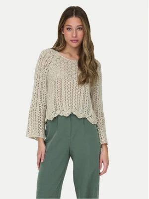 ONLY Sweter Nola 15233173 Szary Regular Fit