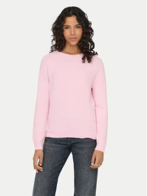 ONLY Sweter Rica 15204279 Różowy Regular Fit