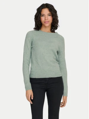 ONLY Sweter Rica 15204279 Zielony Regular Fit