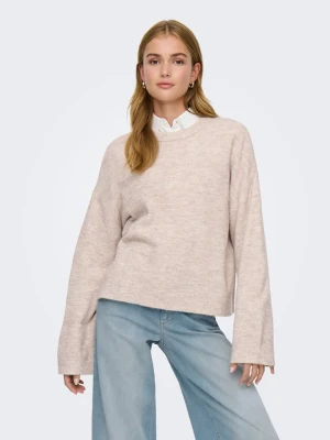 ONLY Sweter "Simoni" w kolorze szarobrązowym rozmiar: S