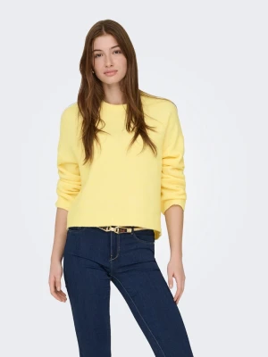 ONLY Sweter "Simoni" w kolorze żółtym rozmiar: M