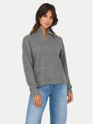 ONLY Sweter Tokyo 15317865 Szary Standard Fit