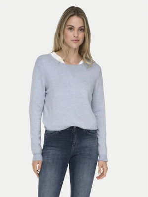 ONLY Sweter Venice 15333989 Błękitny Regular Fit