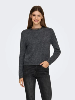 ONLY Sweter w kolorze antracytowym rozmiar: L