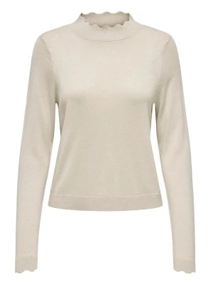 ONLY Sweter w kolorze beżowym rozmiar: S