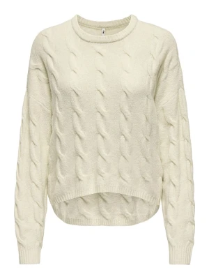 ONLY Sweter w kolorze beżowym rozmiar: M
