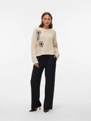 ONLY Sweter w kolorze beżowym rozmiar: M