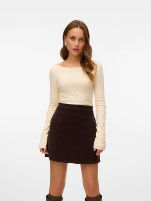 ONLY Sweter w kolorze beżowym rozmiar: S