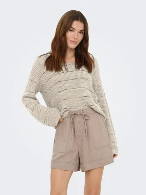 ONLY Sweter w kolorze beżowym rozmiar: XL