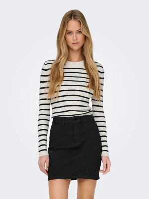 ONLY Sweter w kolorze białym rozmiar: XL